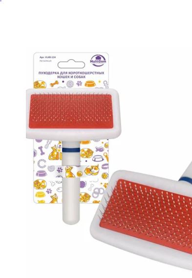 Пуходерка для короткошерстных кошек и собак VL40-114